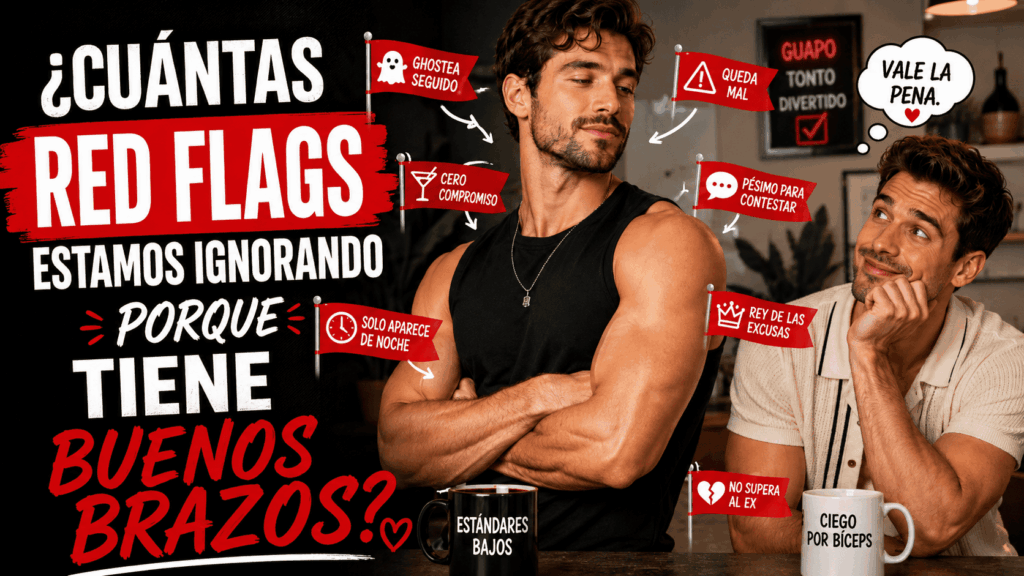 ¿Cuántas red flags estamos ignorando porque tiene buenos brazos?